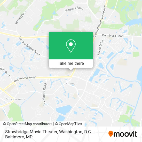 Strawbridge Movie Theater map