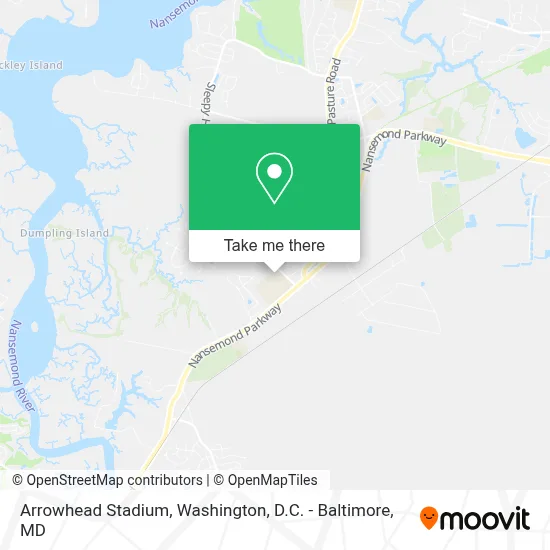 Arrowhead Stadium map