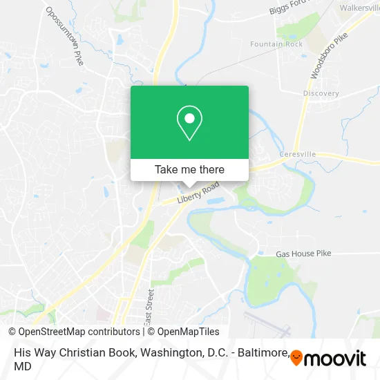 His Way Christian Book map