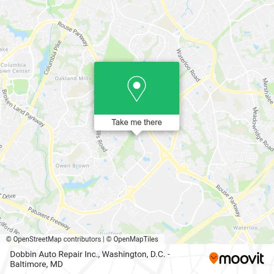 Dobbin Auto Repair Inc. map