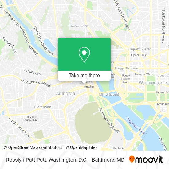 Rosslyn Putt-Putt map