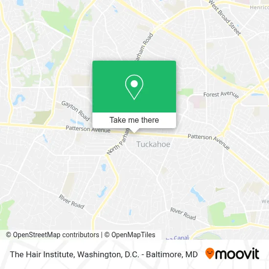 The Hair Institute map