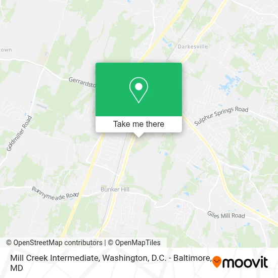 Mill Creek Intermediate map