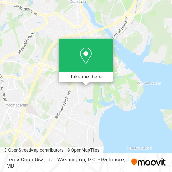 Tema Choir Usa, Inc. map