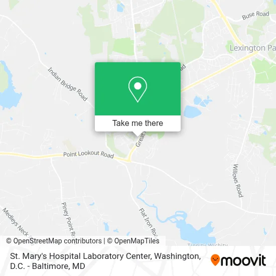 St. Mary's Hospital Laboratory Center map