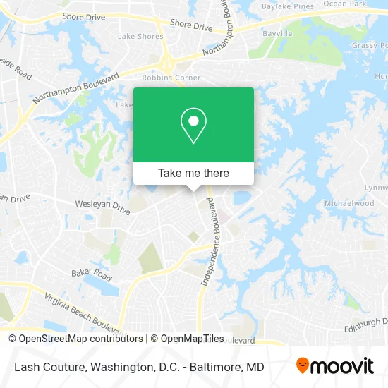 Lash Couture map