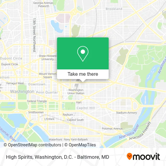 High Spirits map