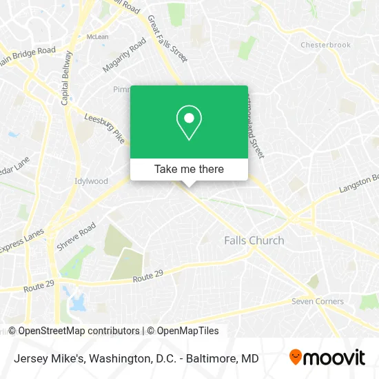 Jersey Mike's map