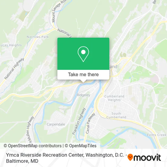 Ymca Riverside Recreation Center map