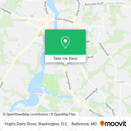 High's Dairy Store map