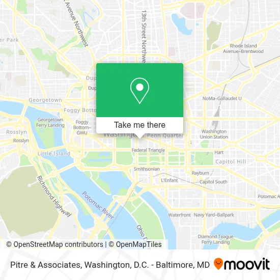 Pitre & Associates map