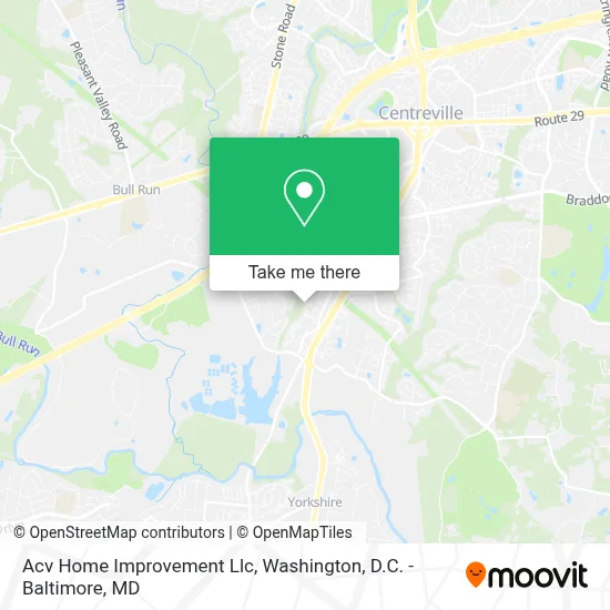 Acv Home Improvement Llc map