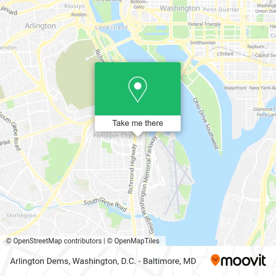 Arlington Dems map