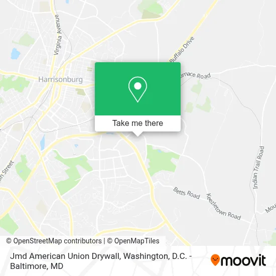 Jmd American Union Drywall map