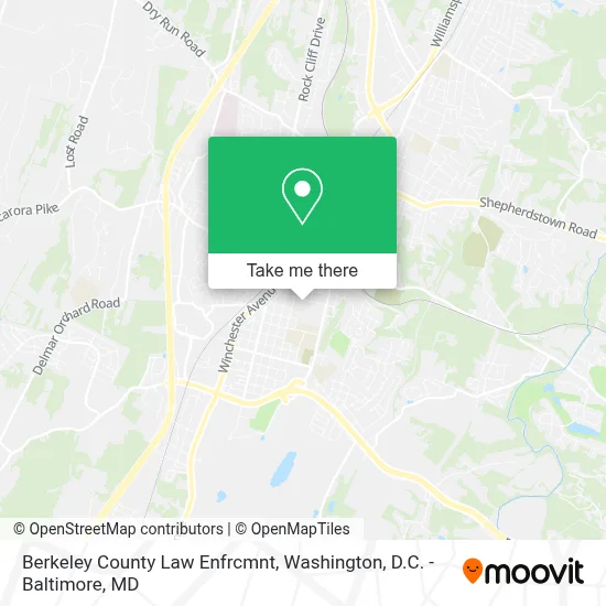 Berkeley County Law Enfrcmnt map