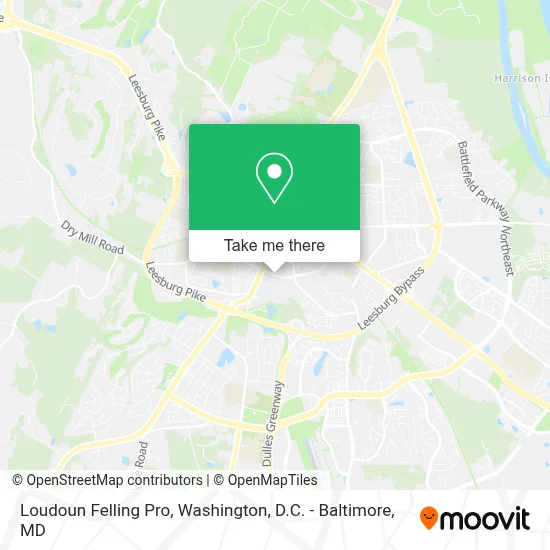 Loudoun Felling Pro map