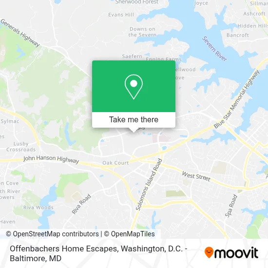 Offenbachers Home Escapes map