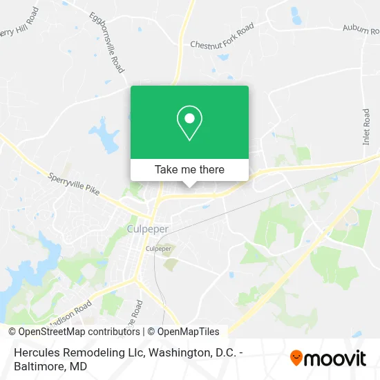 Hercules Remodeling Llc map
