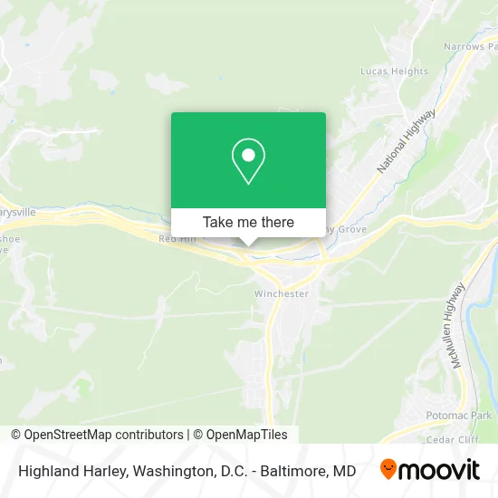 Highland Harley map