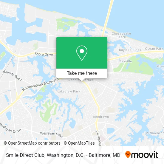 Smile Direct Club map