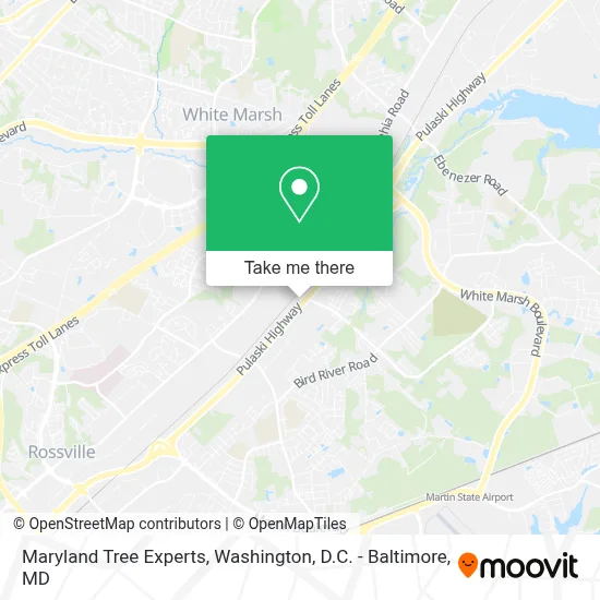 Maryland Tree Experts map