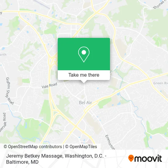 Jeremy Betkey Massage map