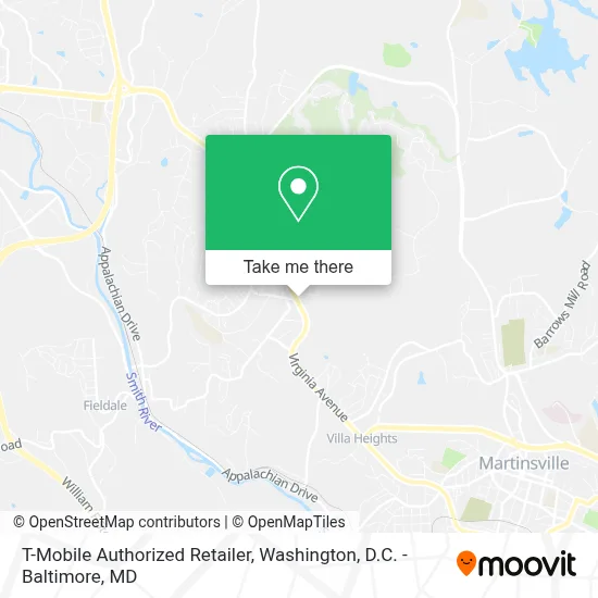 T-Mobile Authorized Retailer map