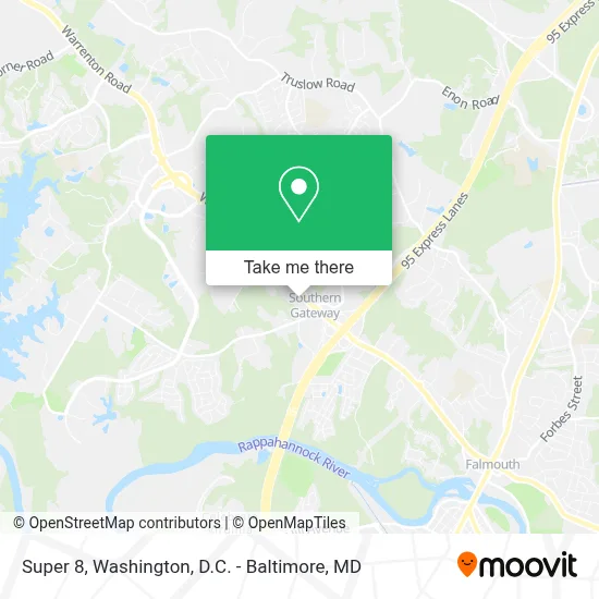 Super 8 map