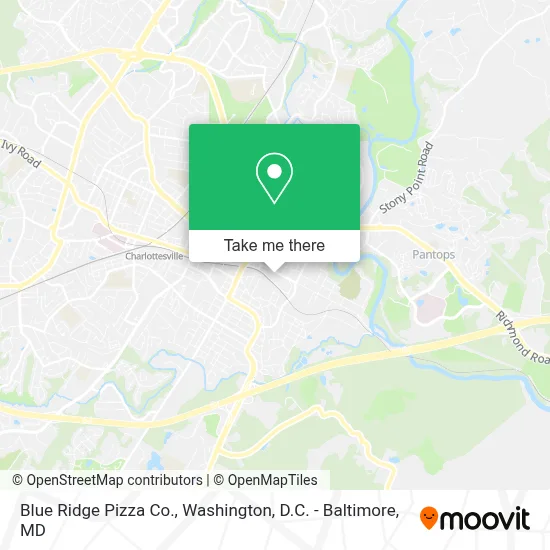 Blue Ridge Pizza Co. map