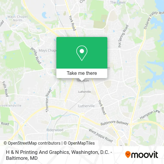 H & N Printing And Graphics map