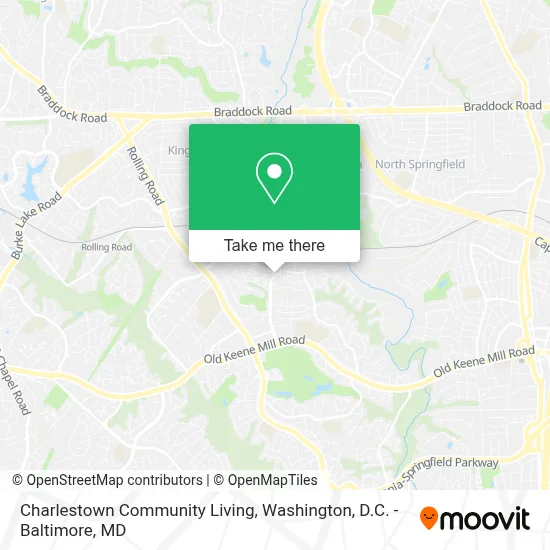 Charlestown Community Living map