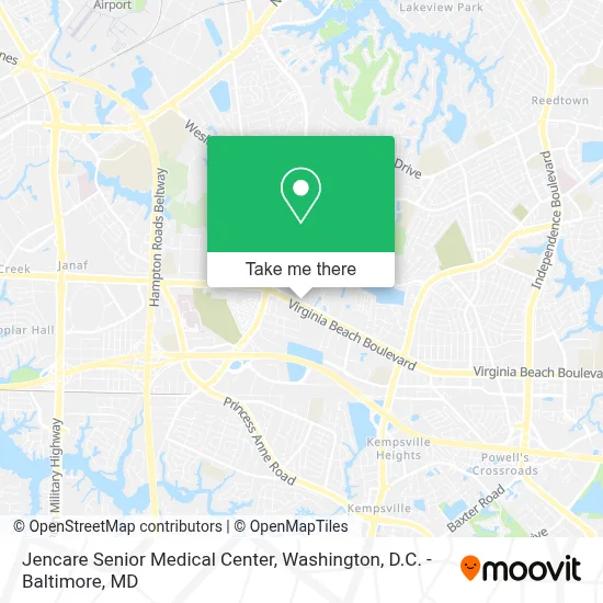 Jencare Senior Medical Center map