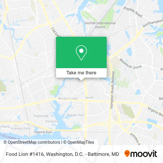 Food Lion #1416 map