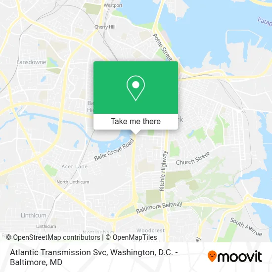 Atlantic Transmission Svc map