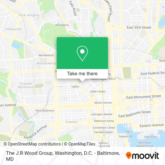 The J.R Wood Group map