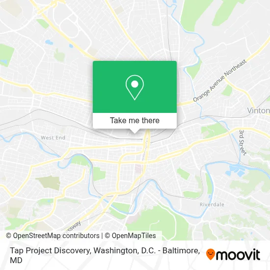 Tap Project Discovery map