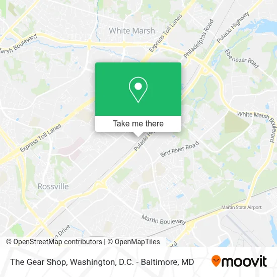 The Gear Shop map