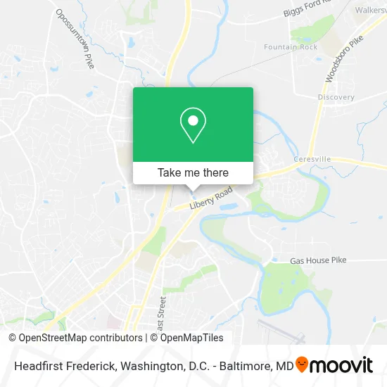Headfirst Frederick map