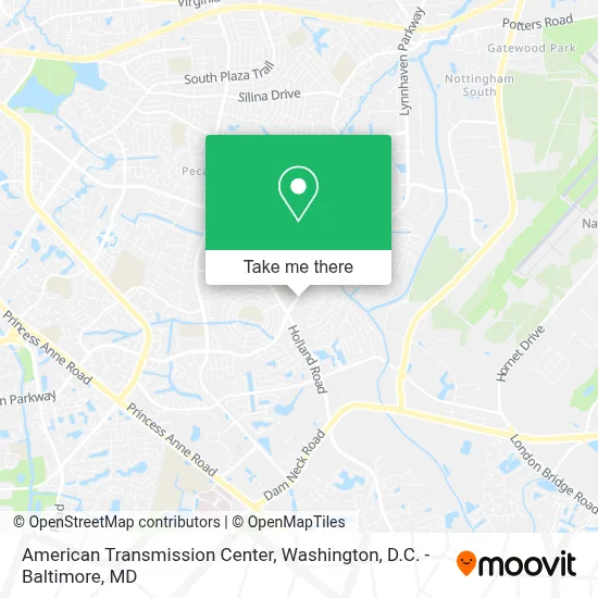 American Transmission Center map