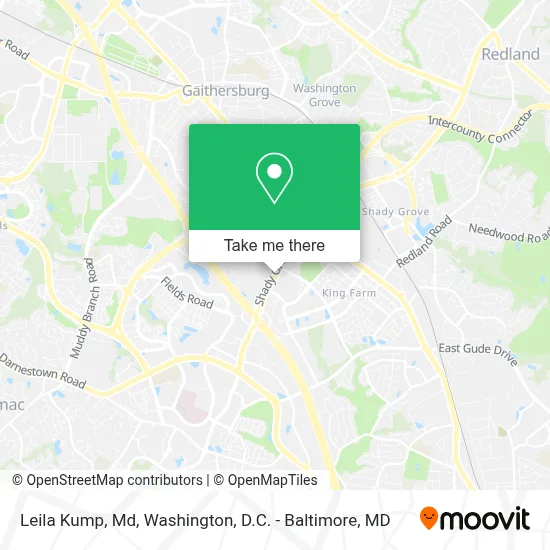 Leila Kump, Md map