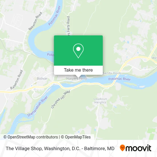 The Village Shop map