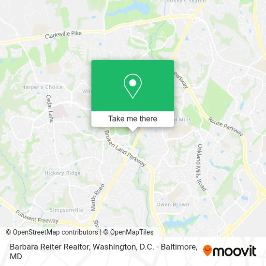 Barbara Reiter Realtor map