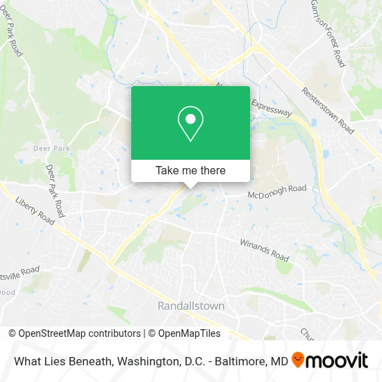 What Lies Beneath map