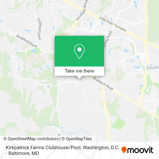 Kirkpatrick Farms Clubhouse / Pool map
