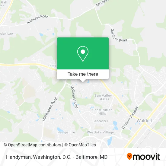 Handyman map