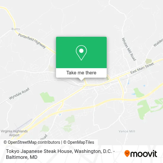 Tokyo Japanese Steak House map