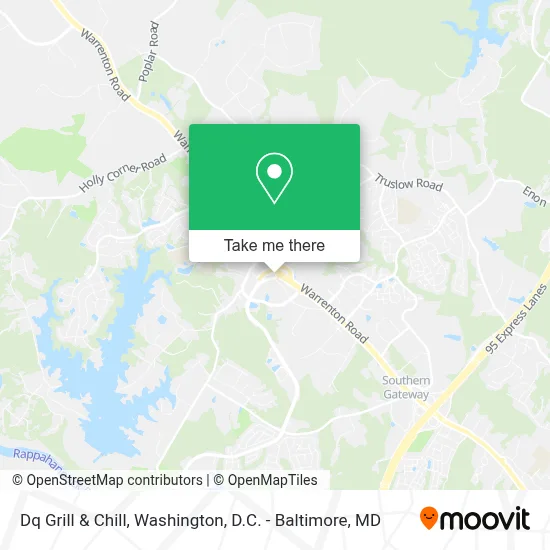 Dq Grill & Chill map