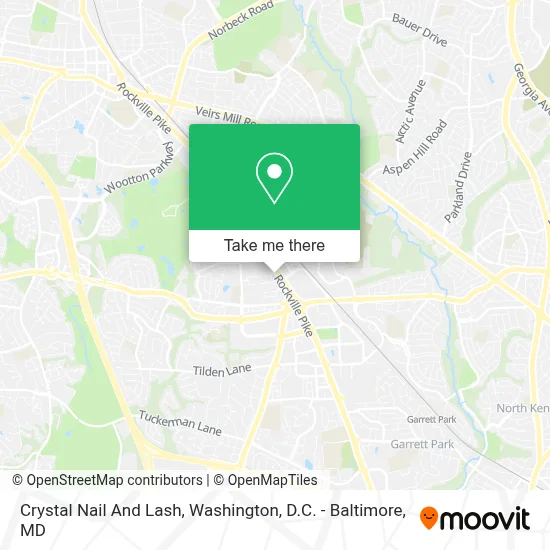 Crystal Nail And Lash map