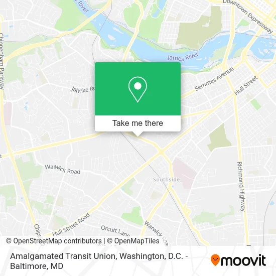 Amalgamated Transit Union map