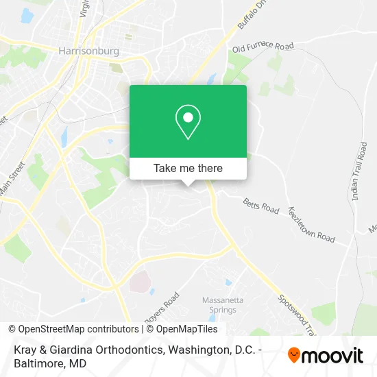 Kray & Giardina Orthodontics map